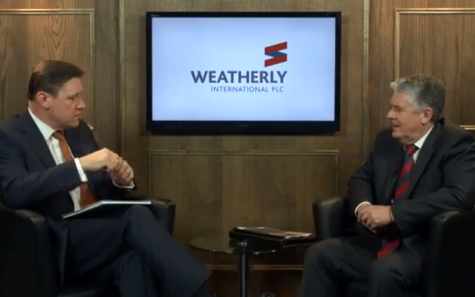 Weatherly International CEO says he’s optimistic that 2012 will bring in more cash